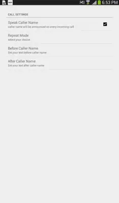 Caller Name Announcer android App screenshot 1